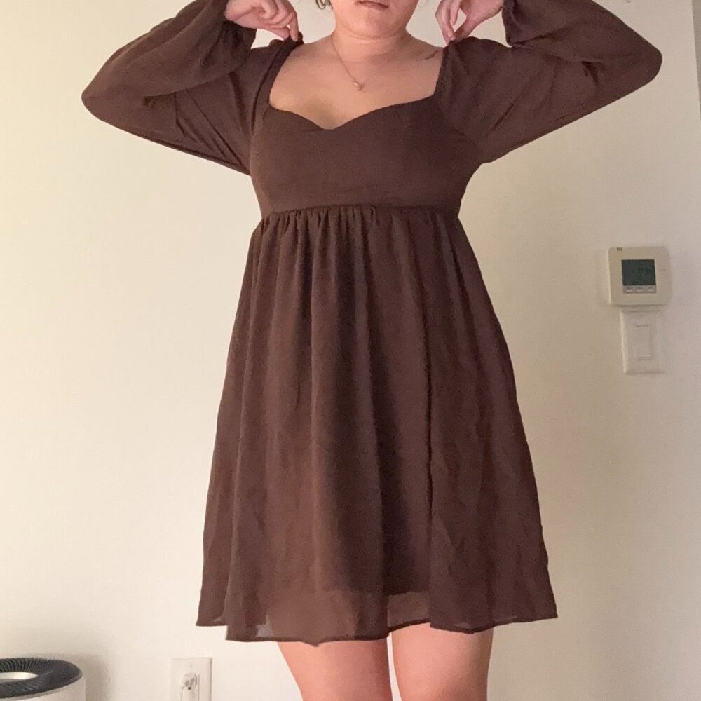 Abercrombie & Fitch Brown Dress (Size M // Lightly Used)